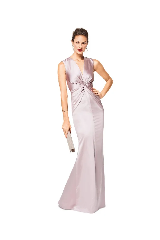 BD6442 Evening Dress Pattern | V Neck