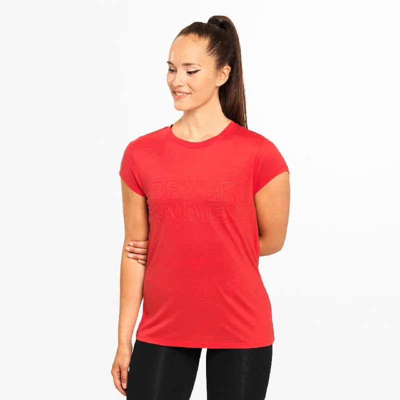 Better Bodies Waverly Tee - Raspberry