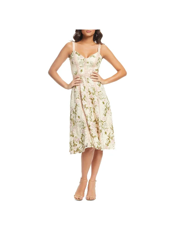 Carmen Womens Lace Floral Party Dress