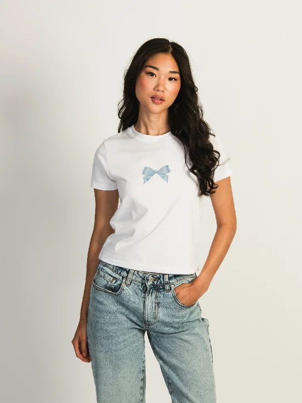 HARLOW BRENNA TEE - BLUE BOW