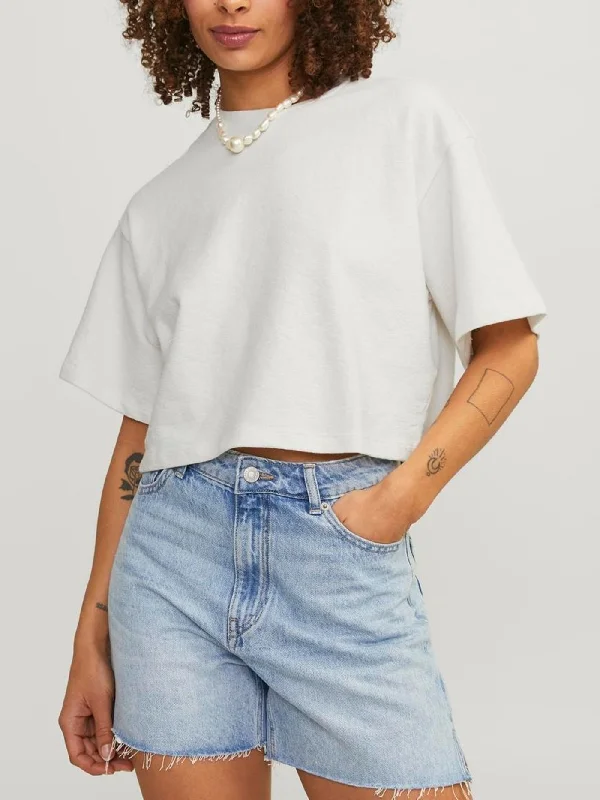 Linie Loose Crop T-Shirt