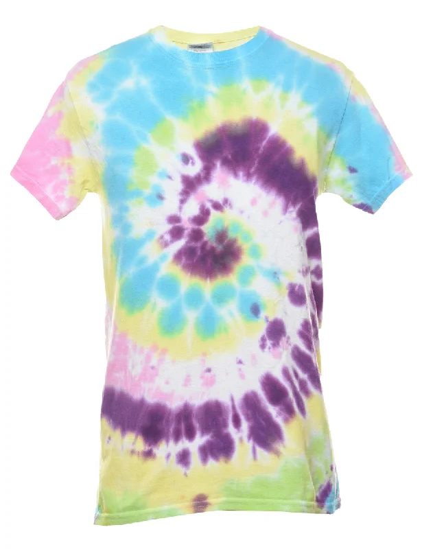 Multi-Colour Tie Dye T-Shirt - S