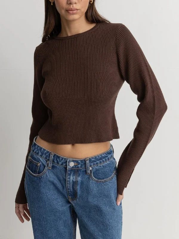 Noemie Long Sleeve Crop T-Shirt