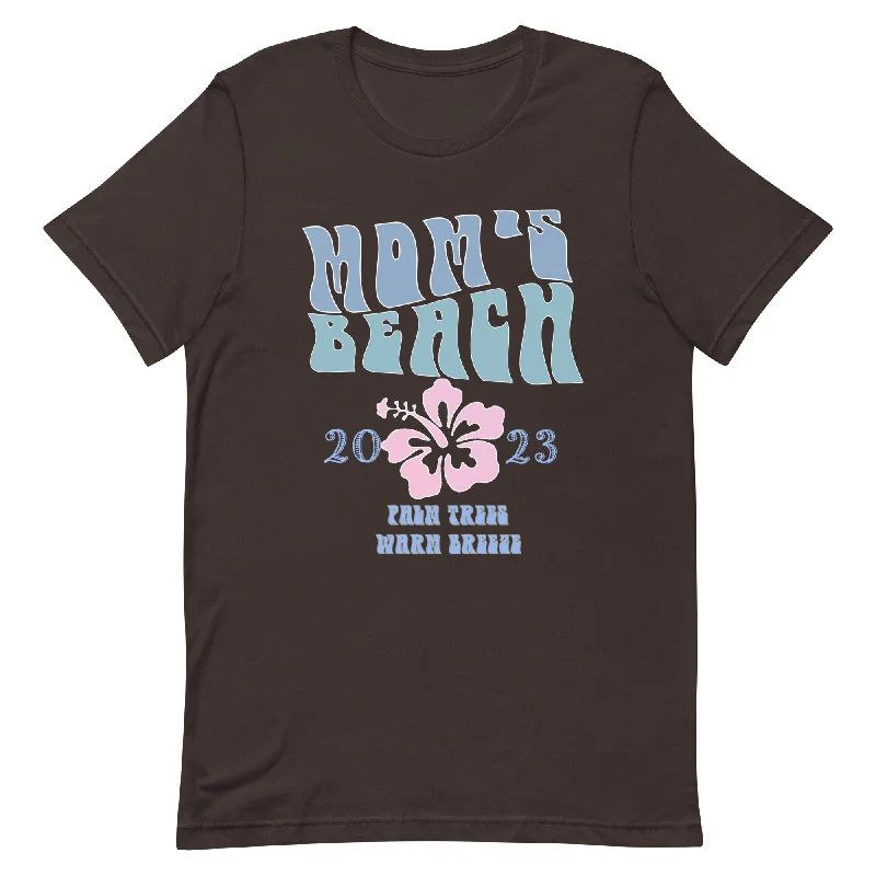 Unisex Adult Womens Mom's Beach 2023 Hibiscus 2023 Retro T-Shirt