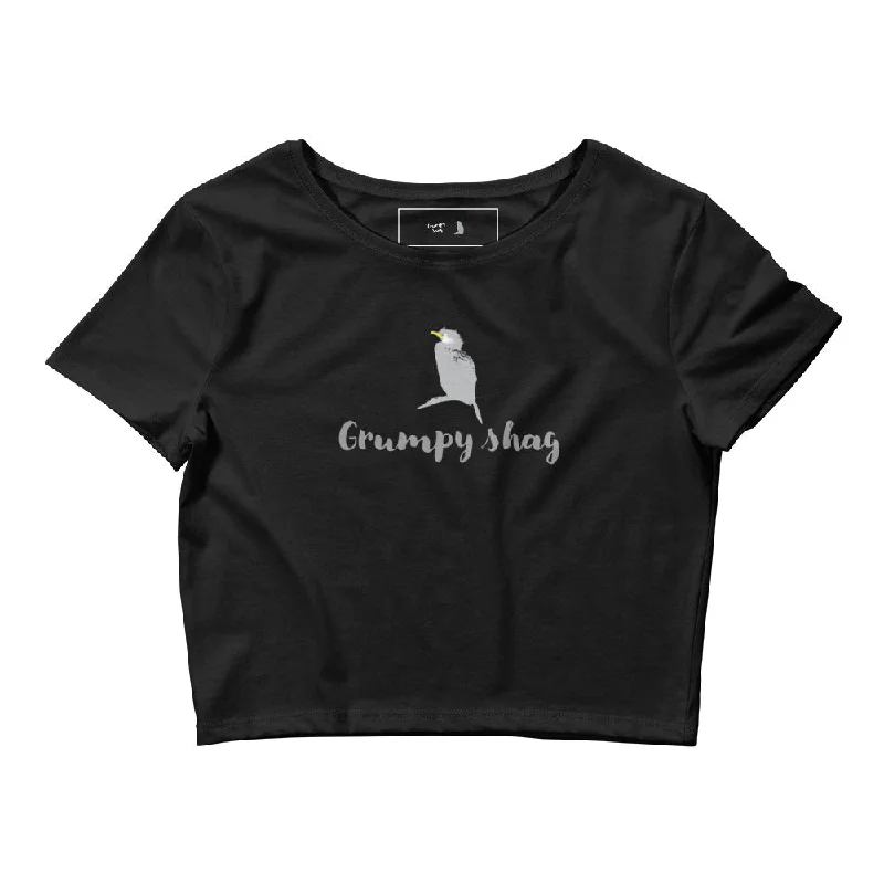 Grumpy shag Women’s Crop Tee