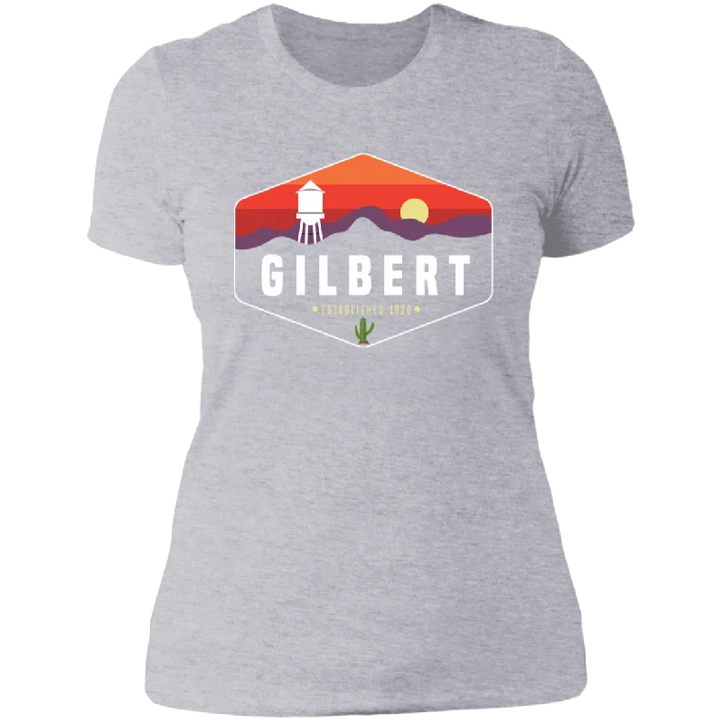 Boyfriend T-Shirt | Gilbert Sunset | Heather Gray