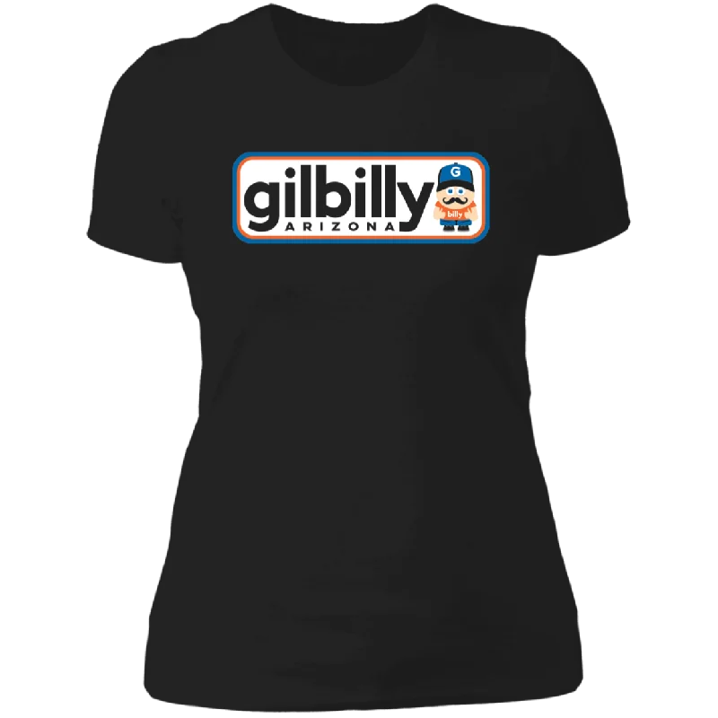 Boyfriend T-Shirt | Gilbilly Logo | Black