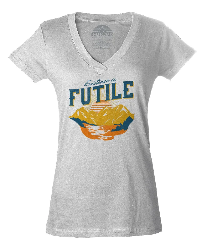 Women's Existence is Futile Vneck T-Shirt