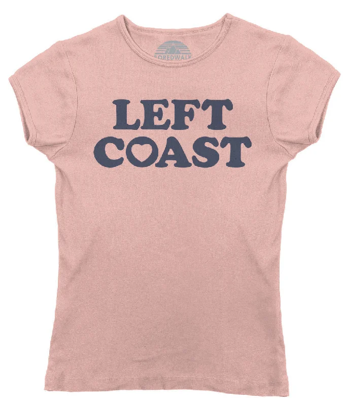 Women's Left Coast T-Shirt - California Oregon Washingon West Coast