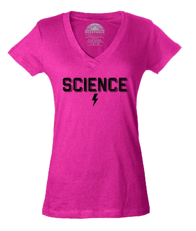 Women's Team Science Vneck T-Shirt