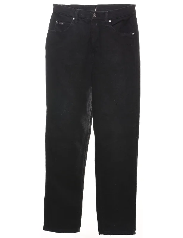 Black Tapered Lee Jeans - W29 L31