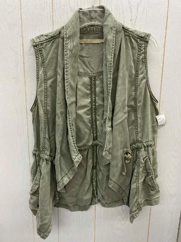 Max Jeans Olive Womens Size M Vest