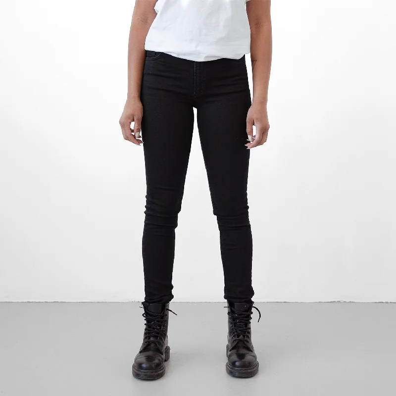 Women's Black Stretch Service Jeans