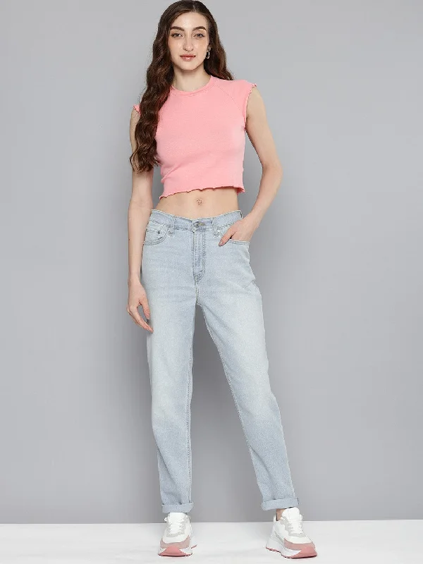 Women's High Rise 80's New Mom Jeans