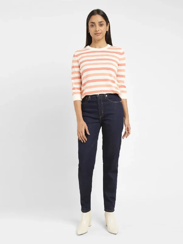 Women's High Rise Boyfriend Relaxed Fit Jeans