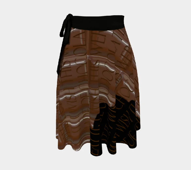 Chocolate Bar Wrap Skirt