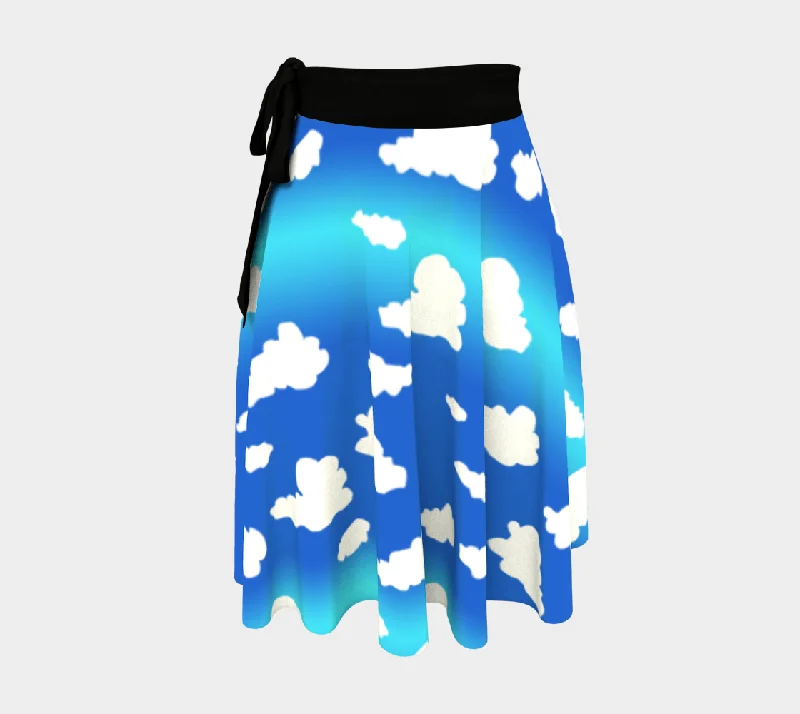 Clouds Wrap Skirt