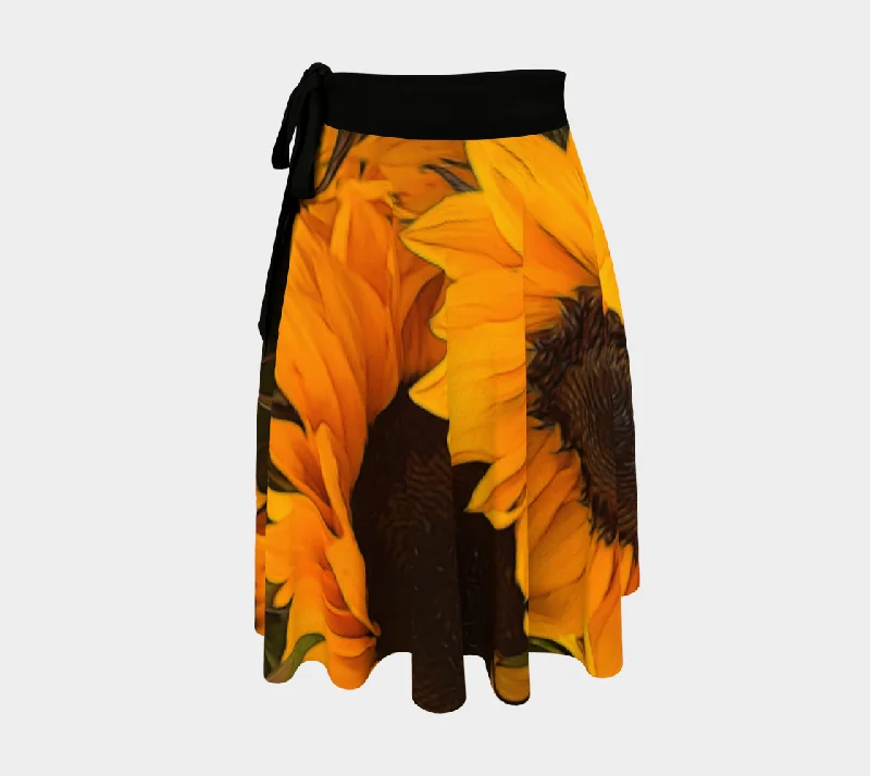 Sunflower Basket Wrap Skirt