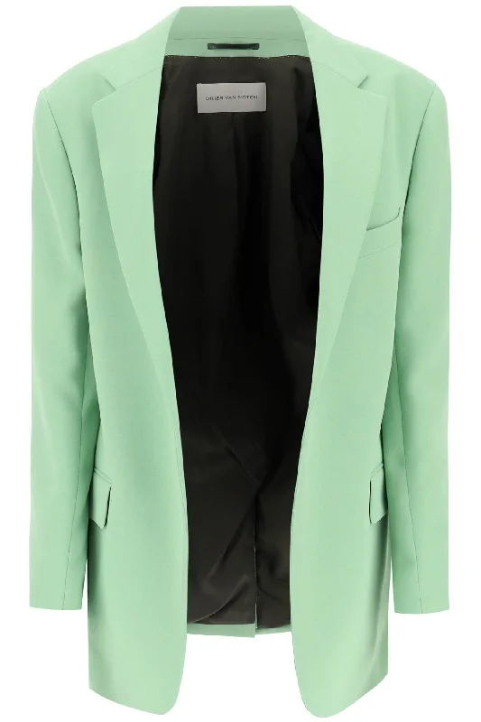 Oversized Buttonless Jacket  - Verde