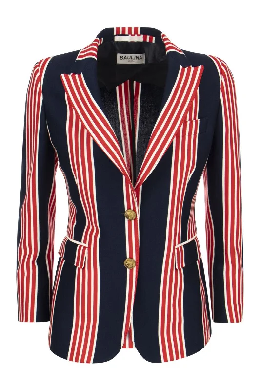 ANGELICA - Striped jacket