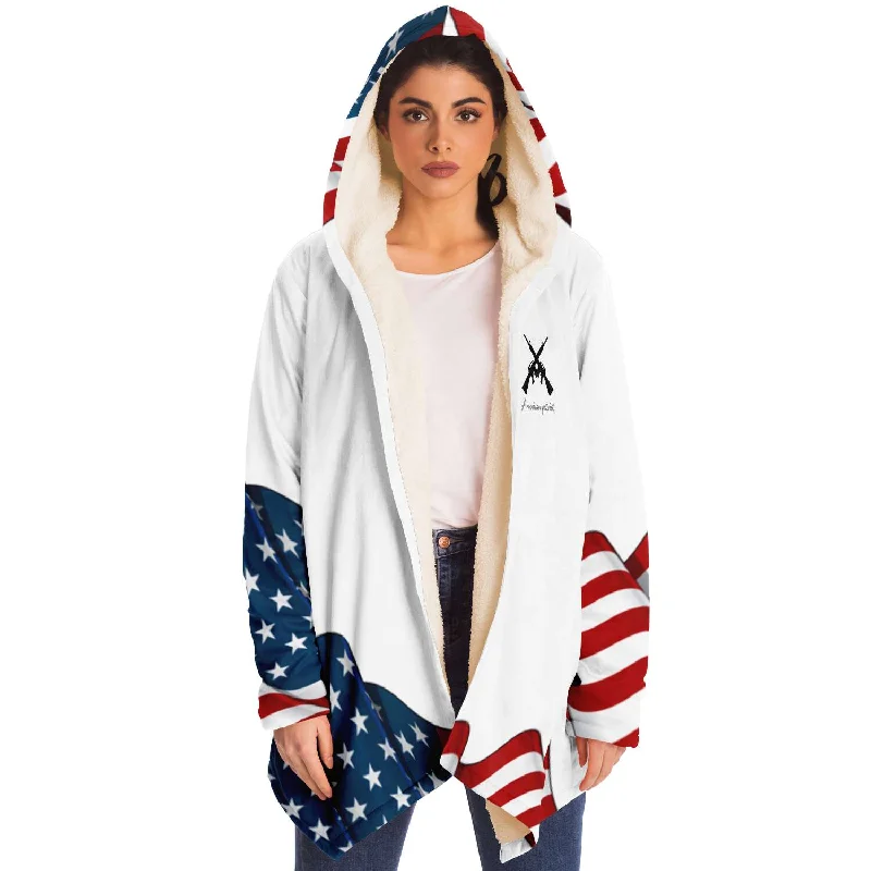 Cloak American patriot print jacket