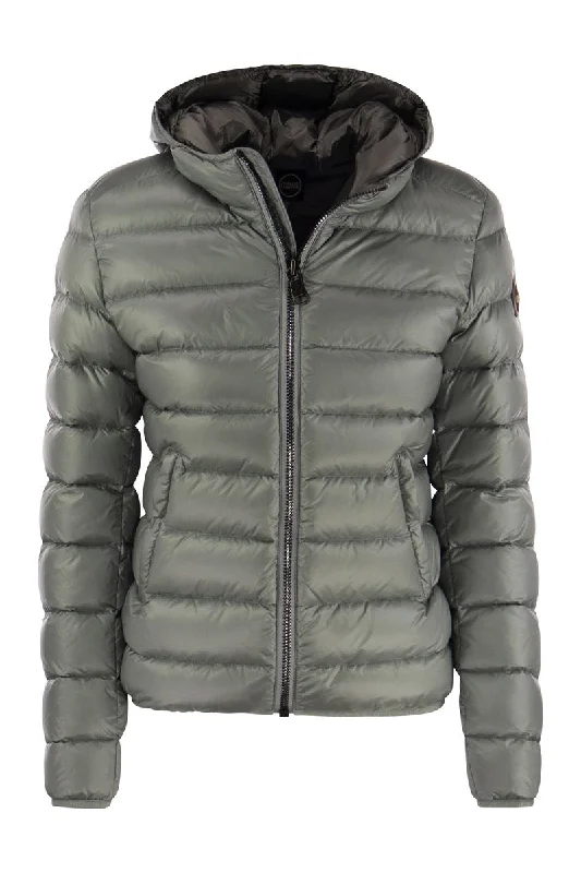 FRIENDLY - Down jacket with fixed hood