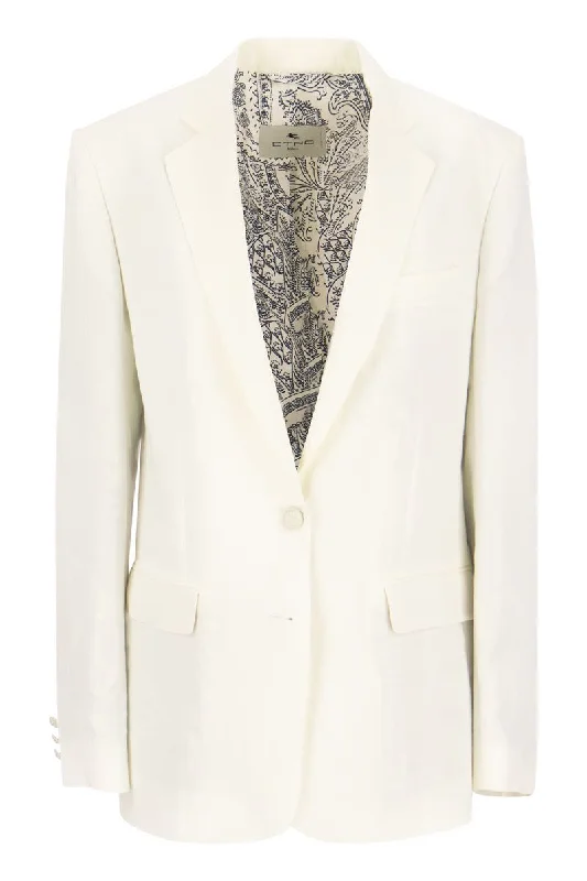 Lyocell tailored jacket