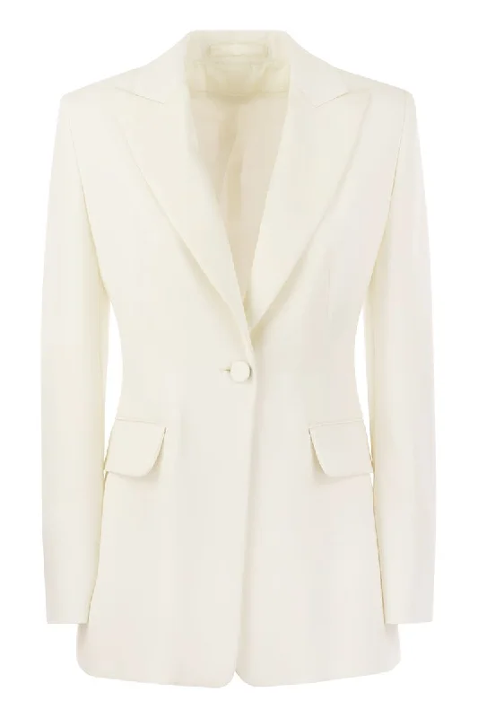 PLINIO - Single-breasted cady tuxedo jacket