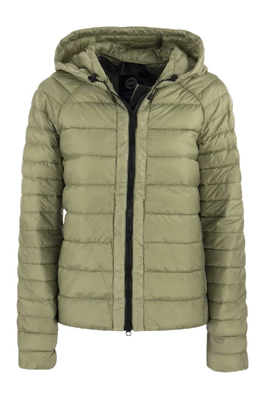 ROXBORO - Short down jacket with hood