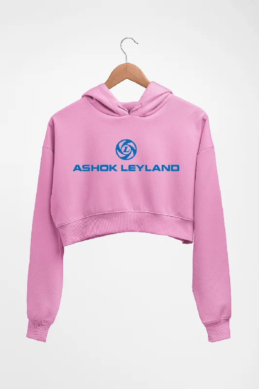 Ashok Leyland Crop HOODIE FOR WOMEN