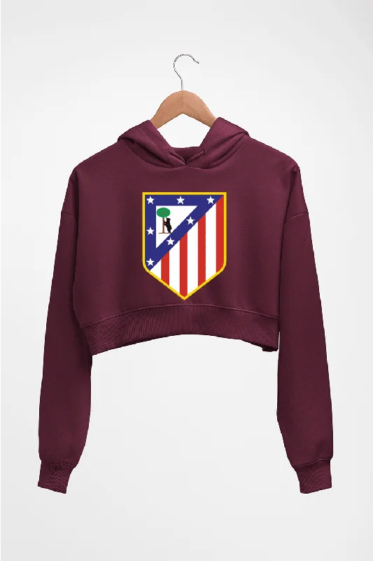 Atlético Madrid Crop HOODIE FOR WOMEN