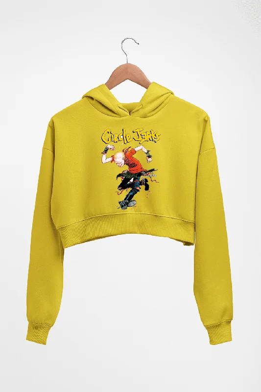 Circle Jerks Crop HOODIE FOR WOMEN