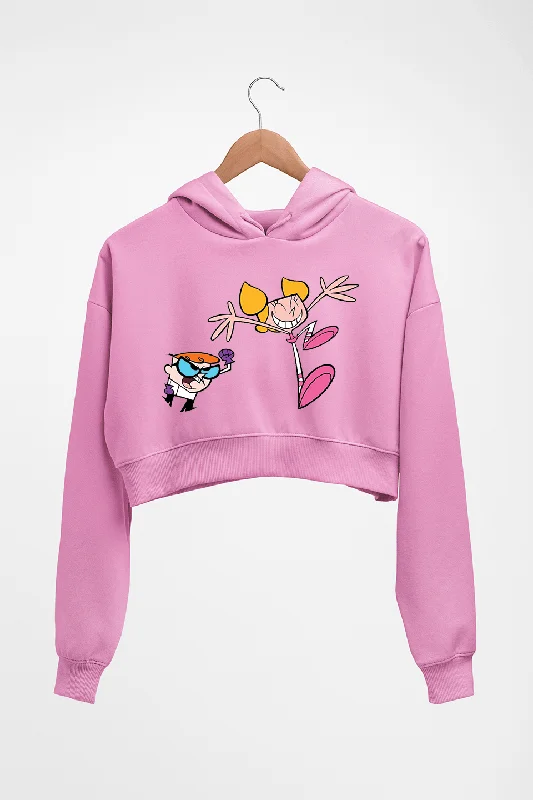 Dexter's Laboratory Crop HOODIE FOR WOMEN