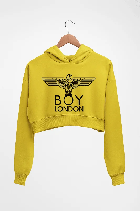 Fake Boy London Crop HOODIE FOR WOMEN