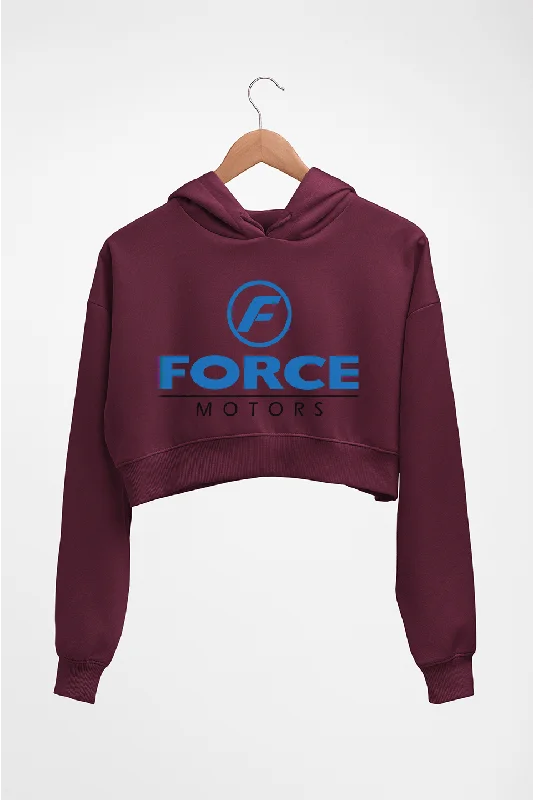 Force Motors Crop HOODIE FOR WOMEN