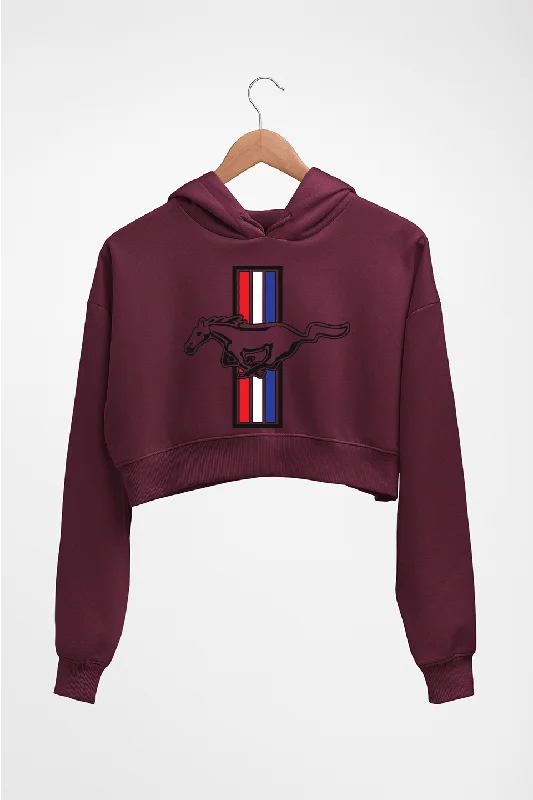 Ford Mustang Crop HOODIE FOR WOMEN