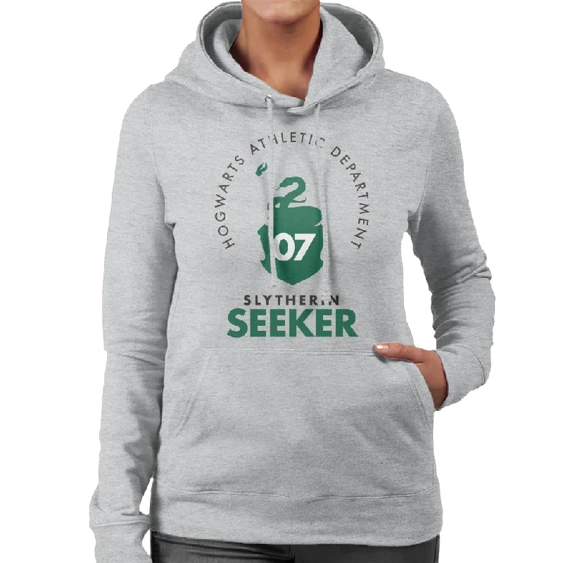 Harry Potter Quidditch Athletic Dept Slytherin Seeker Women's Hooded Sweatshirt