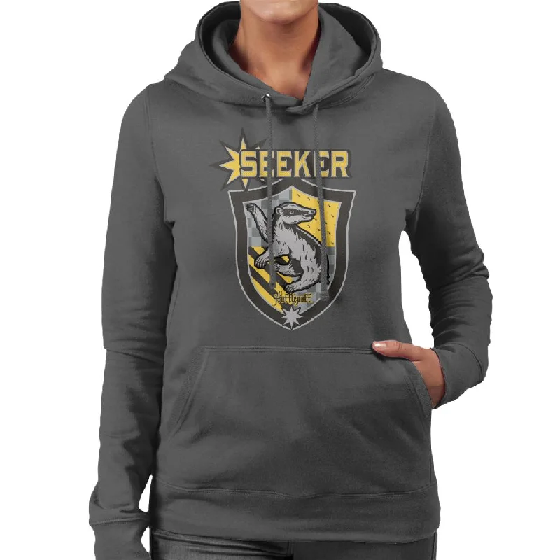 Harry Potter Quidditch Team Hufflepuff Seeker Women's Hooded Sweatshirt