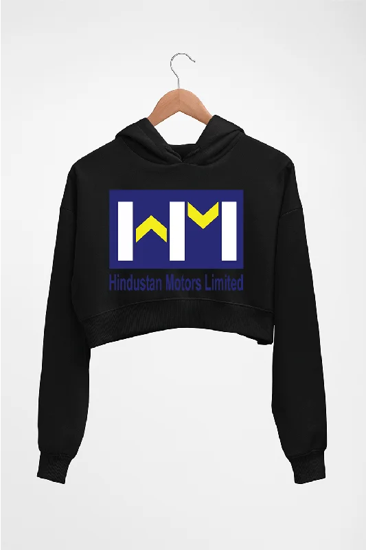 Hindustan Motors Limited Crop HOODIE FOR WOMEN