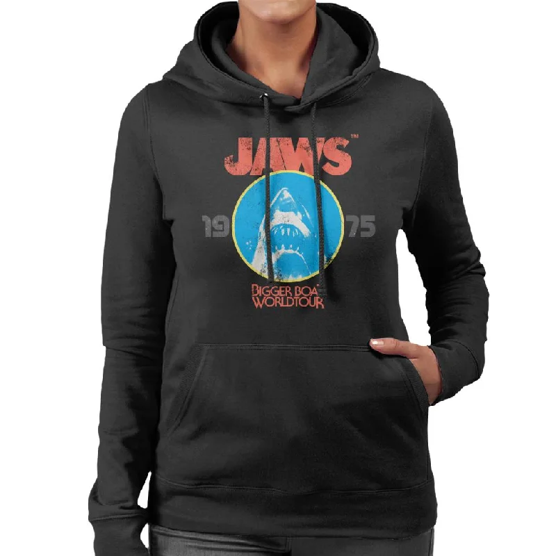 Jaws Bigger Boat World Tour Women's Hooded Sweatshirt