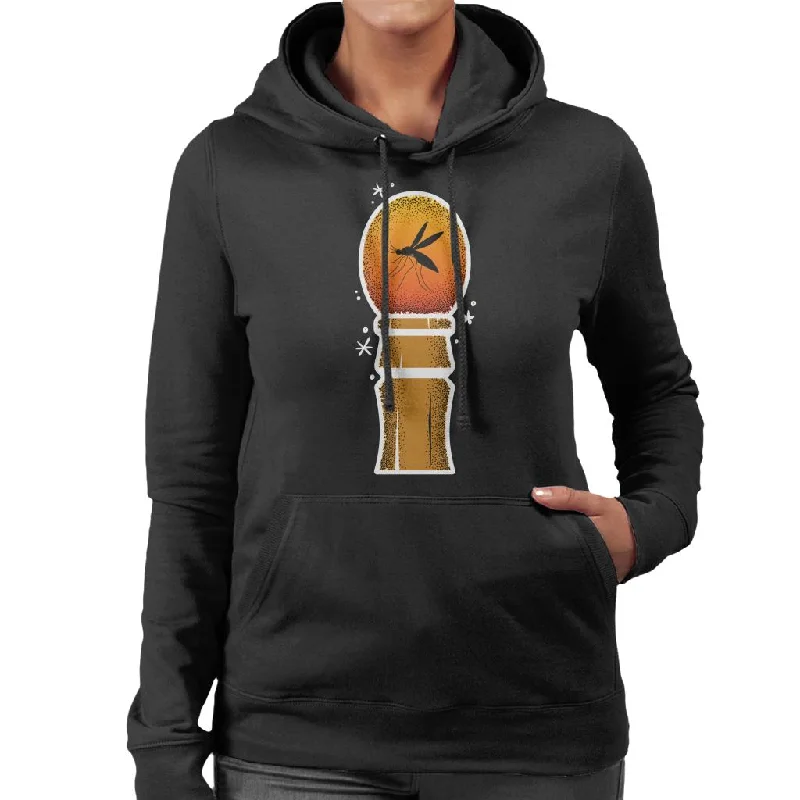 Jurassic Park Amber Entombed Mosquito Women's Hooded Sweatshirt