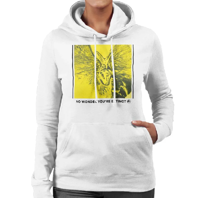 Jurassic Park Dilophosaurus No Wonder You Are Extinct Women's Hooded Sweatshirt