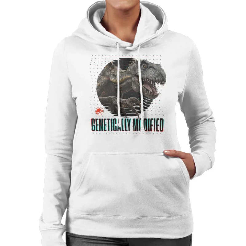 Jurassic Park Genetically Modified Women's Hooded Sweatshirt