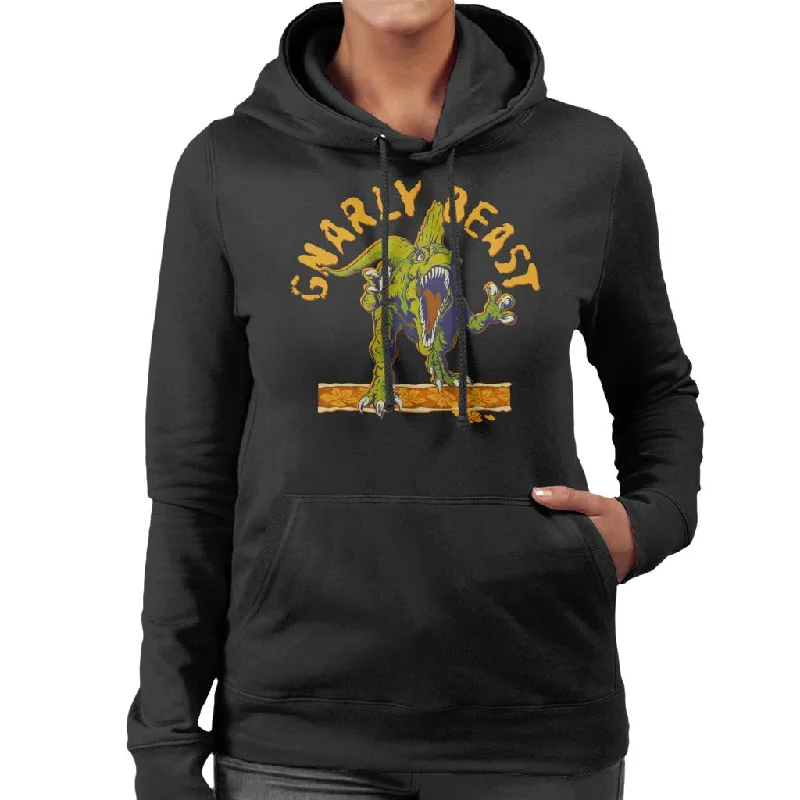 Jurassic Park Gnarly Beast Women's Hooded Sweatshirt