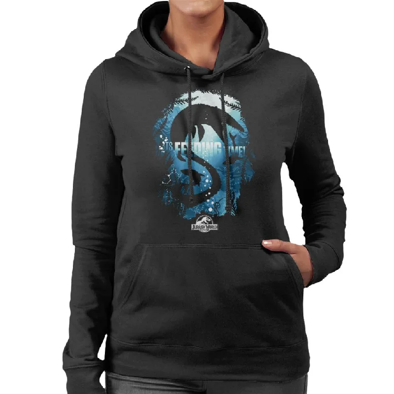 Jurassic Park Its Feeding Time Women's Hooded Sweatshirt