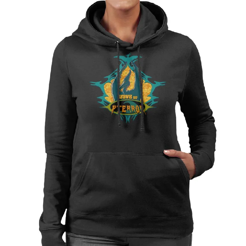 Jurassic Park Pteranodon Wave Of Pterror Women's Hooded Sweatshirt