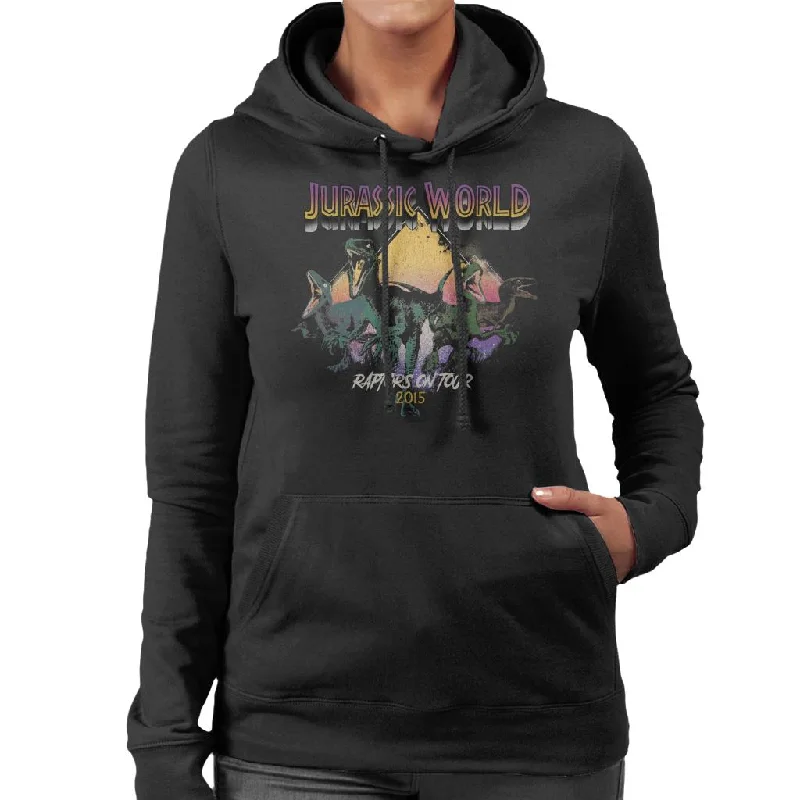 Jurassic Park Raptors On Tour 2015 Women's Hooded Sweatshirt