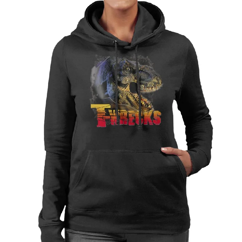 Jurassic Park T Wrecks Women's Hooded Sweatshirt