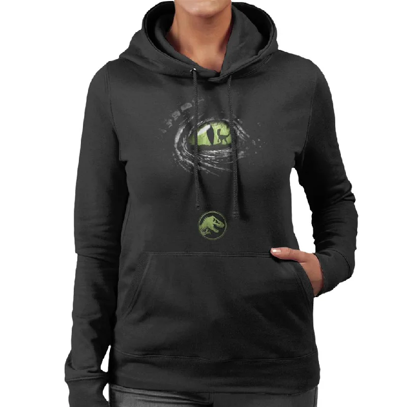 Jurassic Park Velociraptor Eye Women's Hooded Sweatshirt