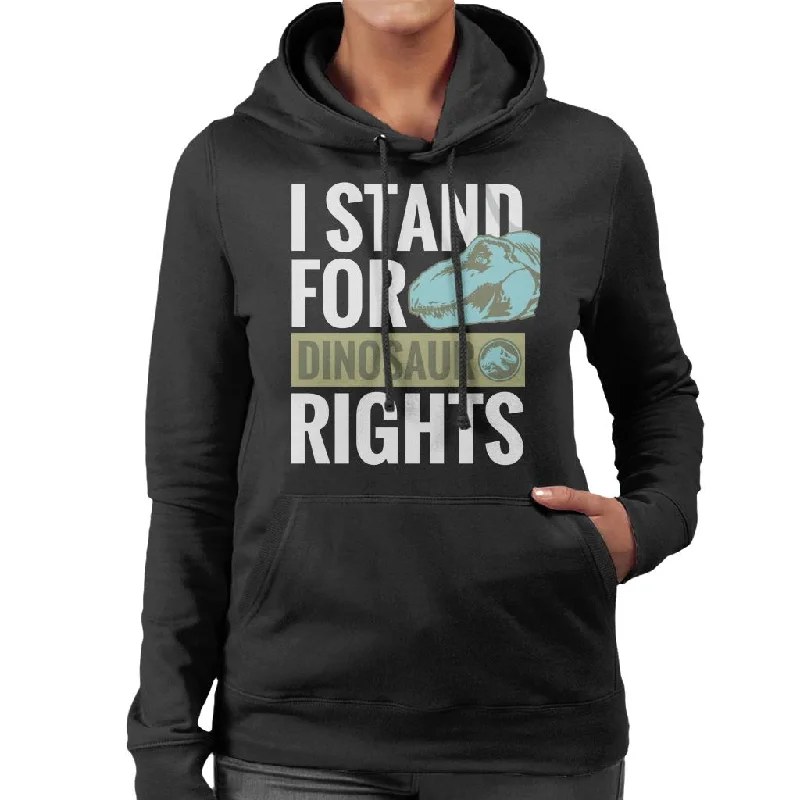 Jurassic World Blue I Stand For Dinosaur Rights Women's Hooded Sweatshirt